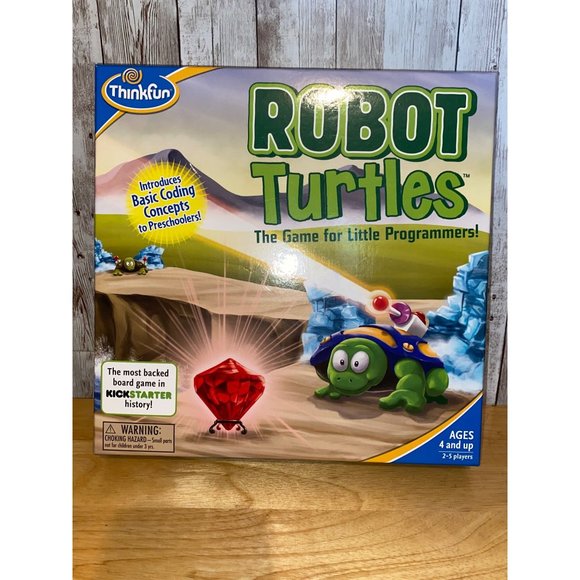 Think Fun Robot Turtles STEM Toy and Coding Board Game for Preschoolers - Picture 1 of 5